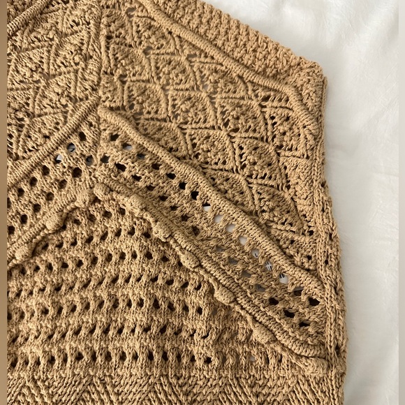 Zara Crochet Halter Neck Tie Top - Picture 2 of 6